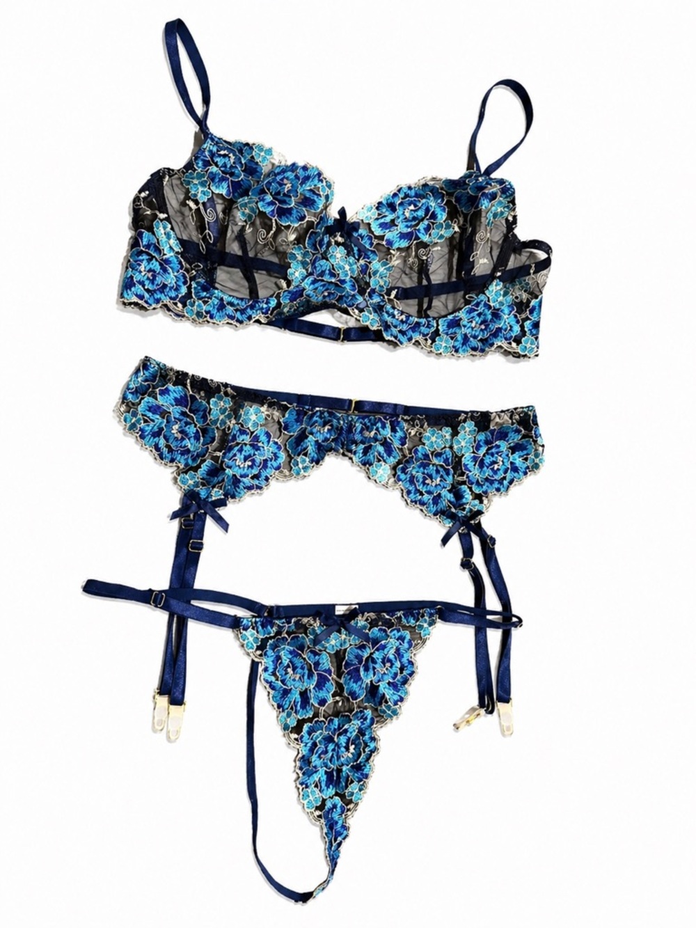 Liliosa Lingerie - LIMITED EDITION - BLUANCE Set - NWOT Size XL - Picture 4 of 4